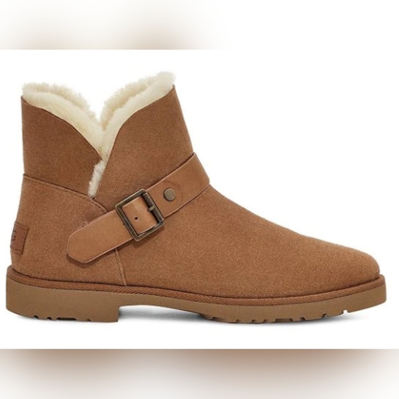 UGG Romley Short Buckle Ankle Boot sz 9 - Picture 2 of 11